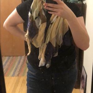 Multicolor Polka Dot Scarf